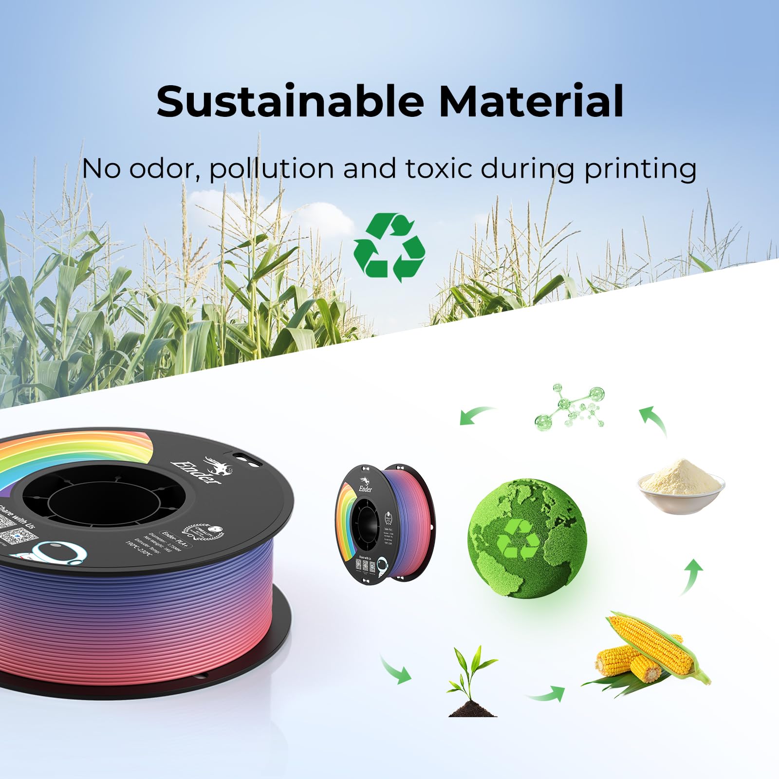 creality-ender-pla-filament-pla-1-75-mm-1-kg-arc-en-ciel image 5