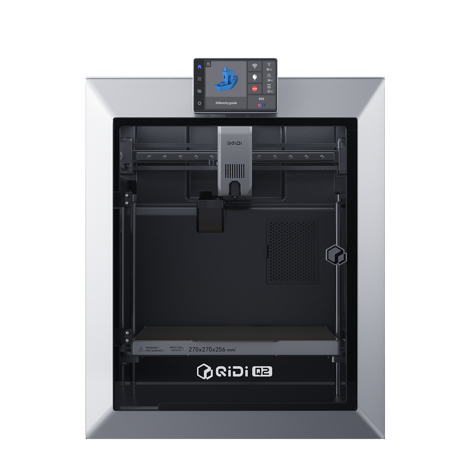 qidi-tech-q2-imprimante-3d-270x270x256-mm-370-c-caisson-actif-65-c image 1