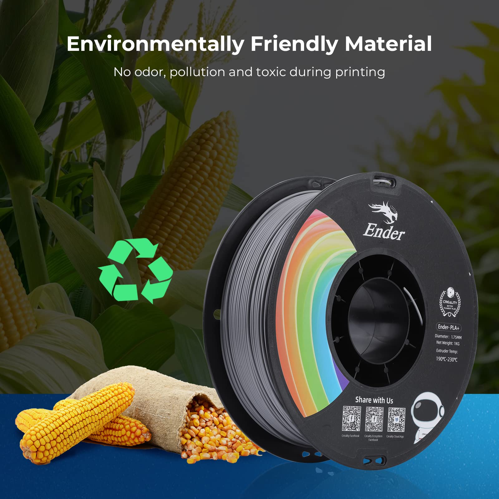 creality-ender-pla-filament-1-75-mm-1-kg-gris image 6