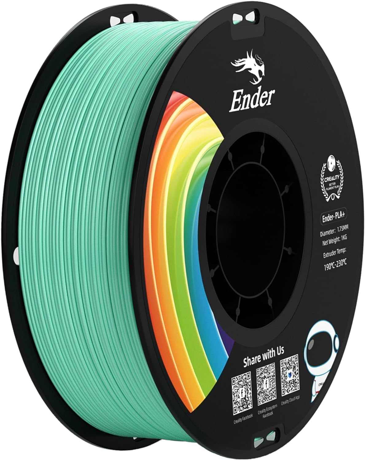 creality-ender-pla-filament-1-75-mm-1-kg-vert-jade-haute-t-nacit image 1