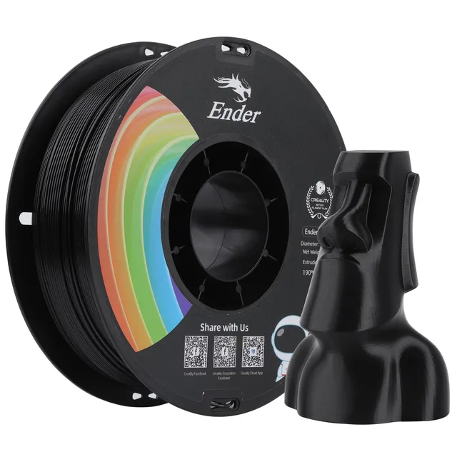 creality-ender-pla-filament-1-75-mm-1-kg-noir-haute-t-nacit-0-02-mm image 1