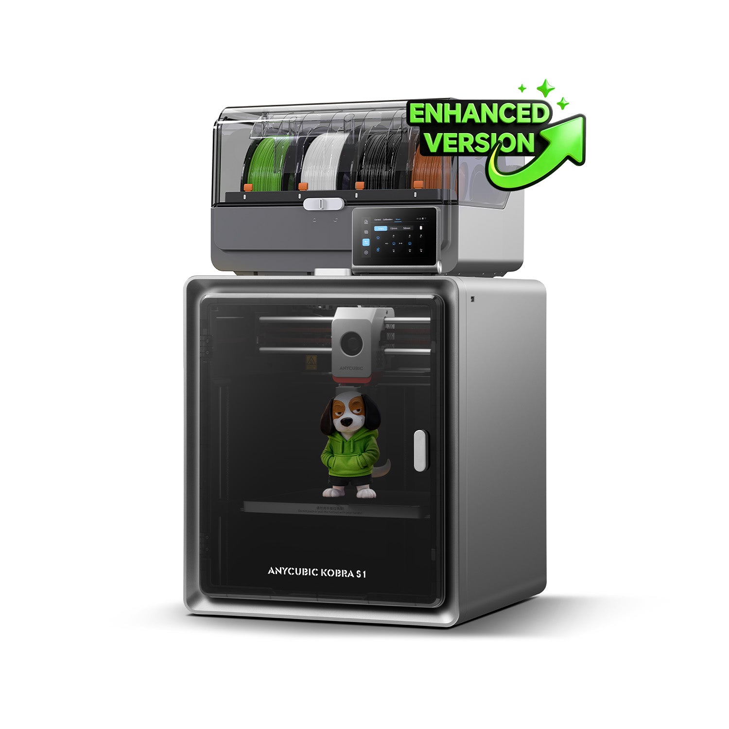 anycubic-kobra-s1-ace-2-pro-combo-imprimante-3d-fdm-avec-ace-2-pro-filament-incl image 1