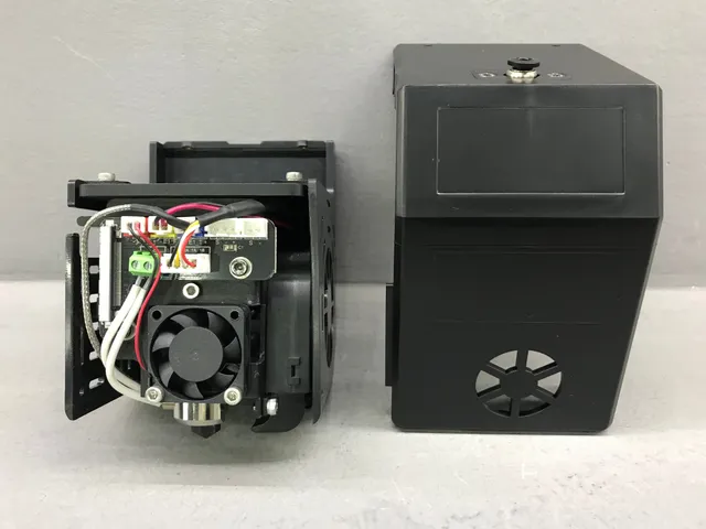 qidi-tech-x-cf-pro-extrudeur-complet-sans-capot-ni-bl-touch image 1
