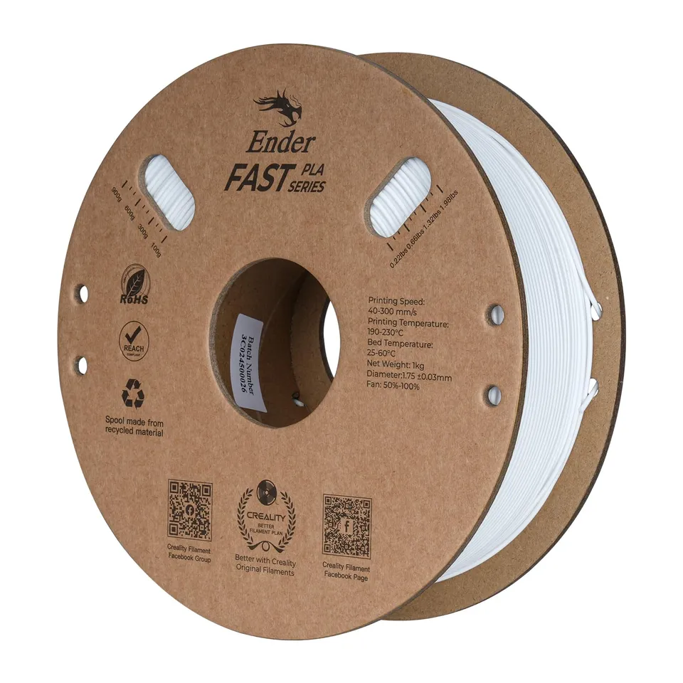 creality-ender-fast-pla-haute-vitesse-1-75-mm-blanc-1kg-300-mm-s image 1