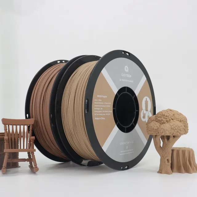qidi-tech-pla-bois-filament-effet-bois-pour-imprimante-3d image 1