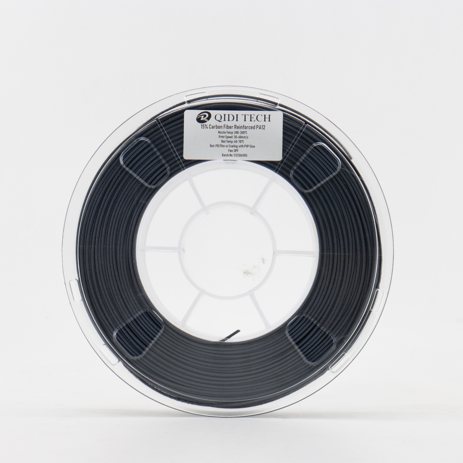 qidi-tech-filament-pa12-cf-0-5-kg-renforc-fibre-de-carbone image 2