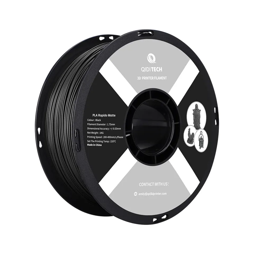 qidi-tech-pla-rapide-mat-filament-pour-imprimante-3d-texture-mate-anti-gauchisse image 1