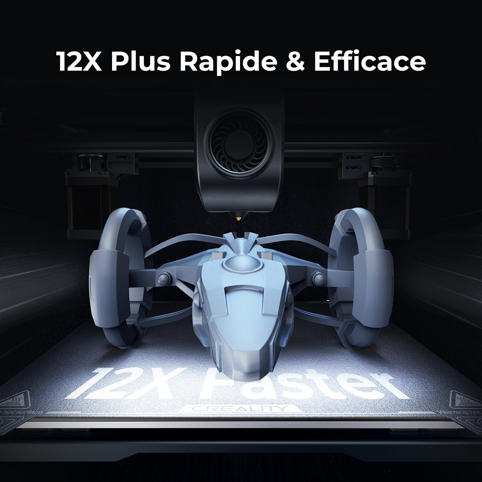 creality-k1-imprimante-3d-rapide-600mm-s-volume-220x220x250mm-buse-300-c-nivelle image 2