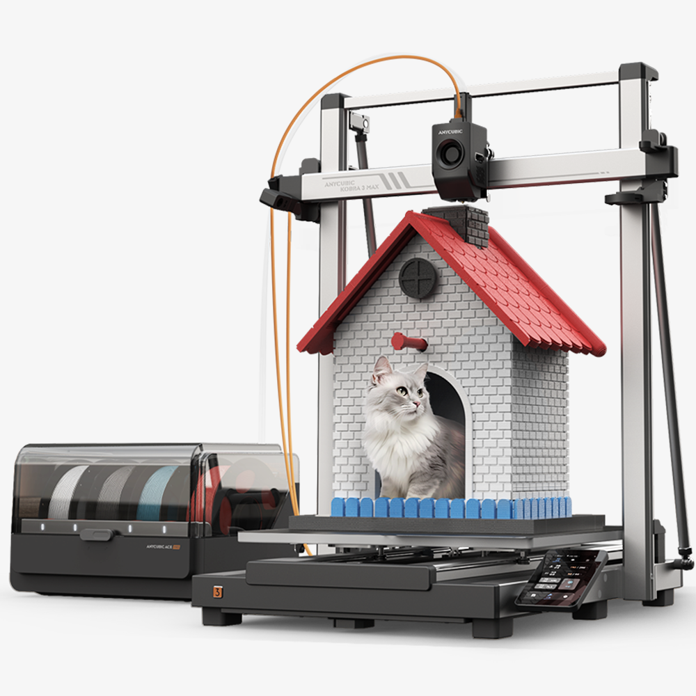 anycubic-kobra-3-max-combo-imprimante-3d-multicolore-grand-format-420x420x500mm- image 1