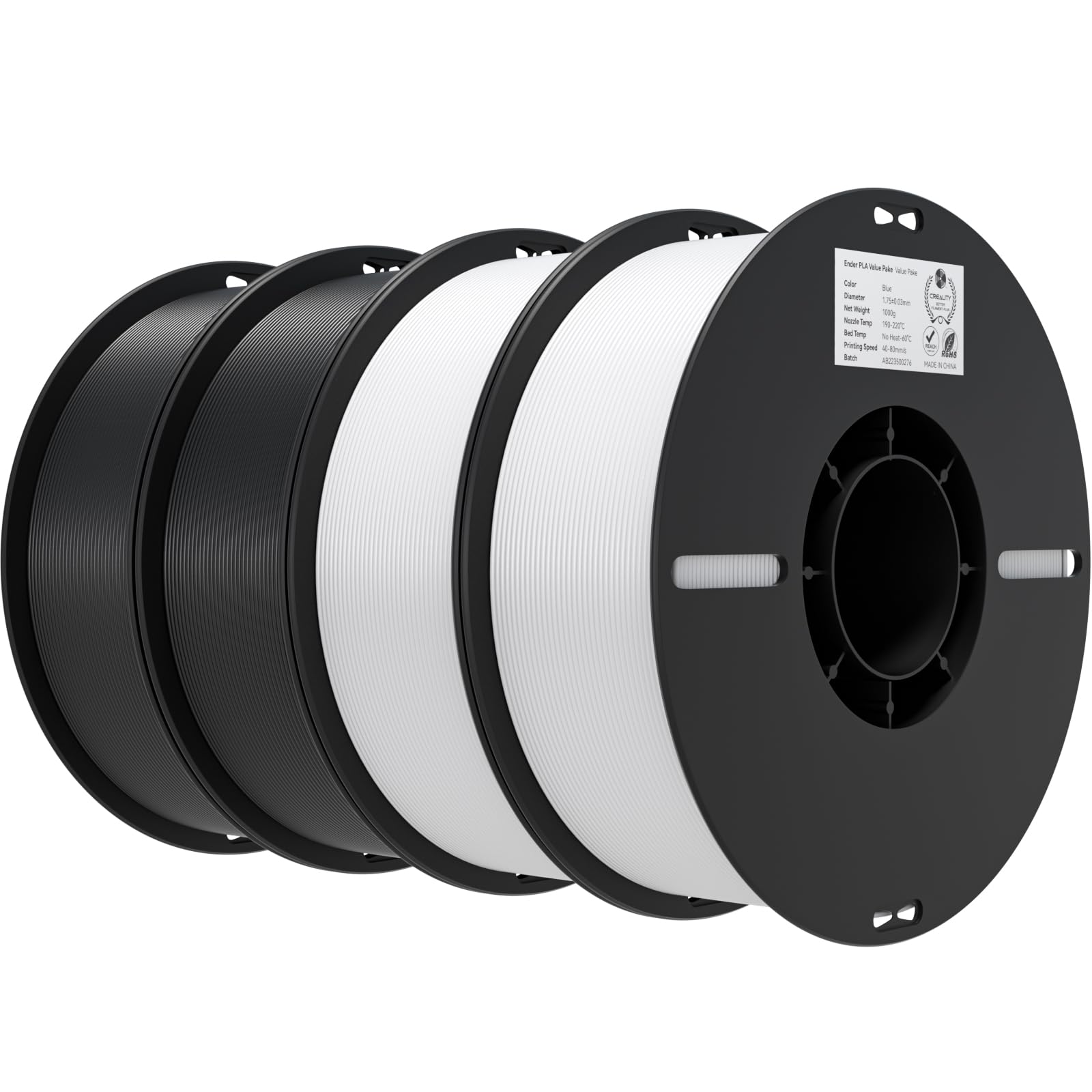 creality-ender-filament-pla-1-75-mm-lot-4-x-1-kg-pr-cision-0-02-mm image 1
