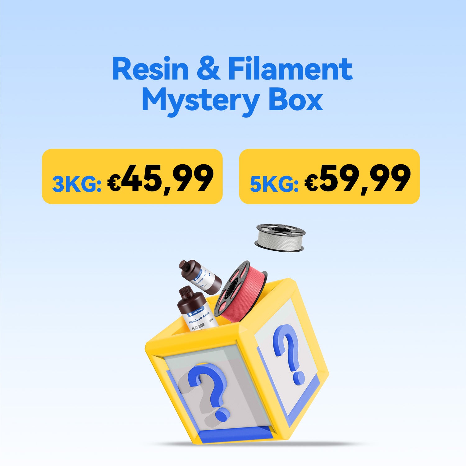 anycubic-resin-and-filament-mystery-box-bobine-de-filament-ou-r-sine-surprise image 1