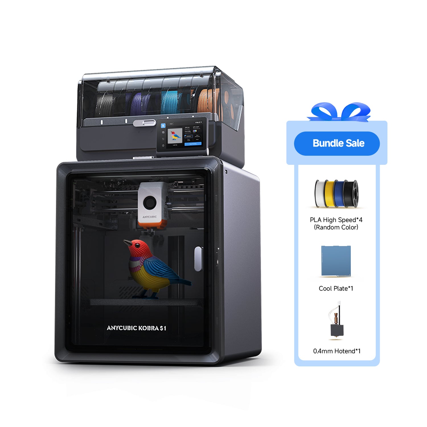 anycubic-kobra-s1-combo-bundle-haute-vitesse-4-couleurs image 2