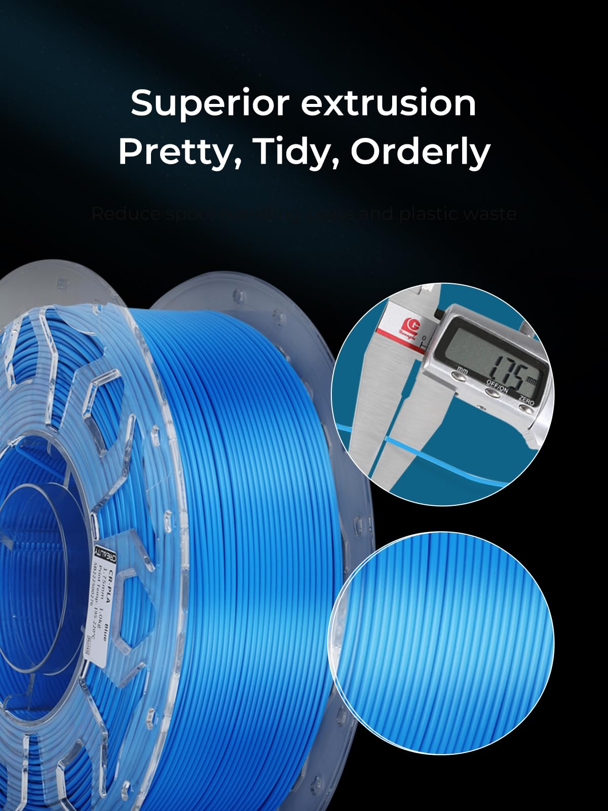 creality-cr-pla-filament-1-75-mm-1-kg-pla-haute-t-nacit-rouge-fluo-pr-cision-0-0 image 5