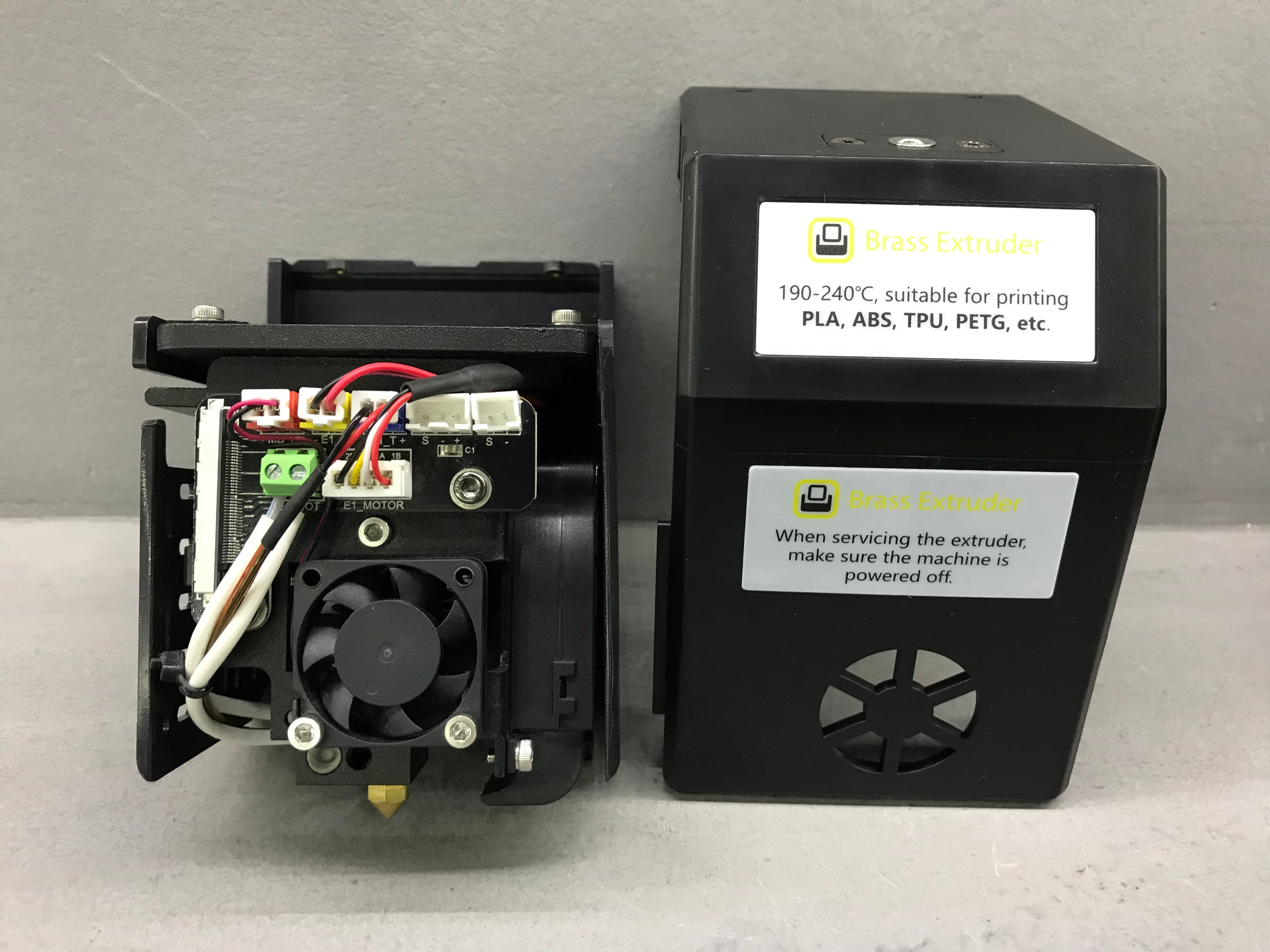qidi-tech-x-cf-pro-extrudeur-complet-sans-capot-ni-bl-touch image 2