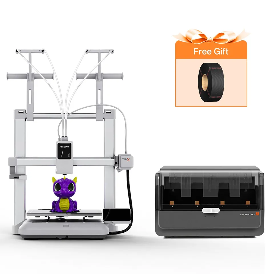 anycubic-kobra-x-combo-imprimante-3d-fdm-avec-filament-recharge-pla-basic-1kg-of image 1
