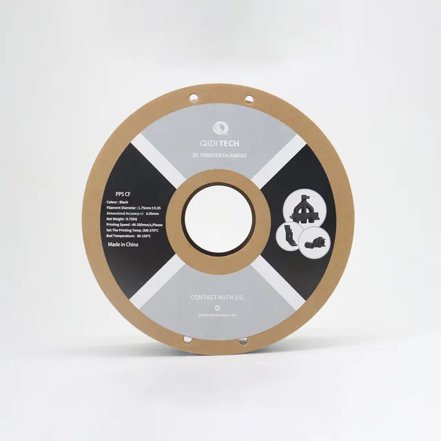 qidi-tech-filament-pps-cf-renforc-fibre-de-carbone image 1