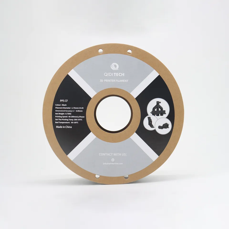 qidi-tech-filament-pps-cf-renforc-fibre-de-carbone image 1