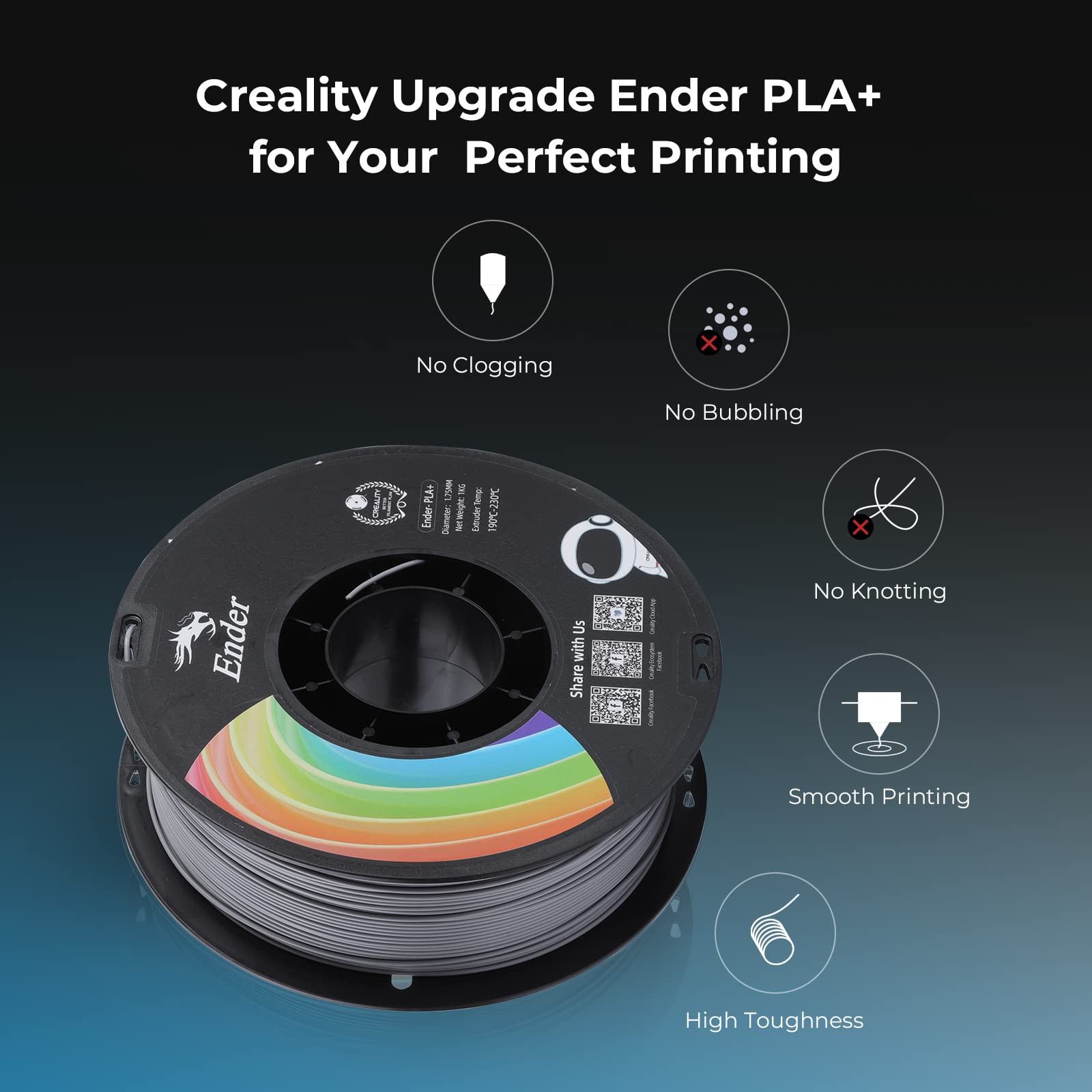 creality-ender-pla-filament-1-75-mm-1-kg-gris image 3