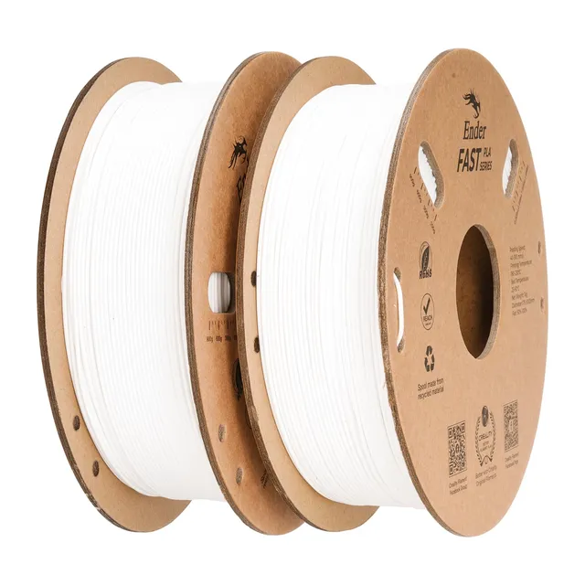 creality-ender-fast-pla-1-75-mm-2kg-blanc-blanc-filament-haute-vitesse-300mm-s image 1