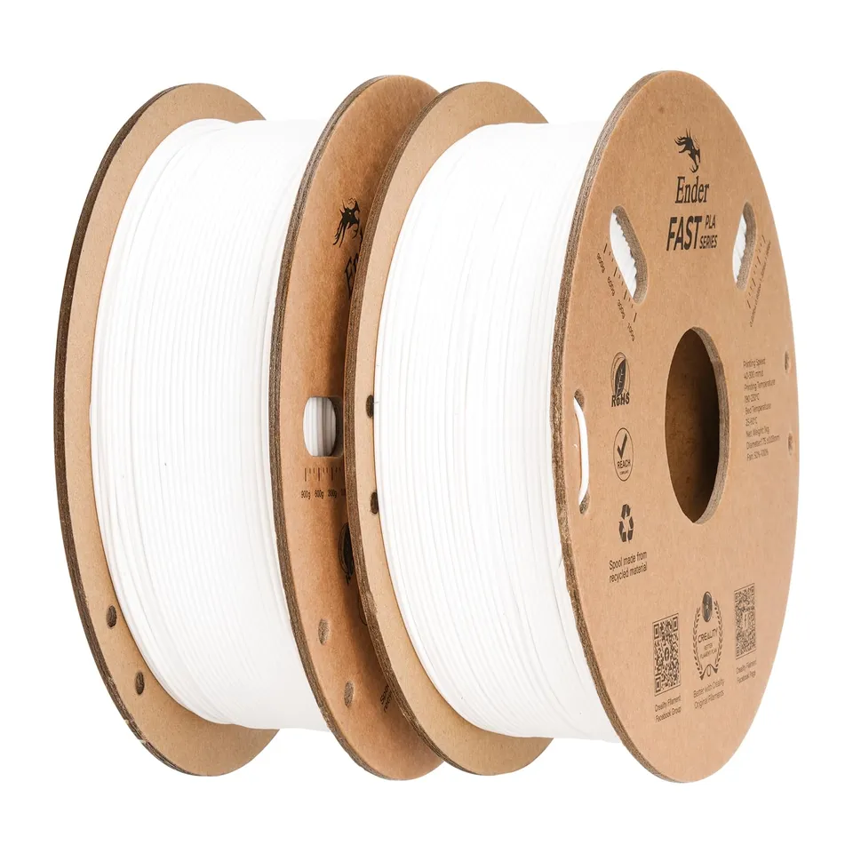 creality-ender-fast-pla-1-75-mm-2kg-blanc-blanc-filament-haute-vitesse-300mm-s image 1