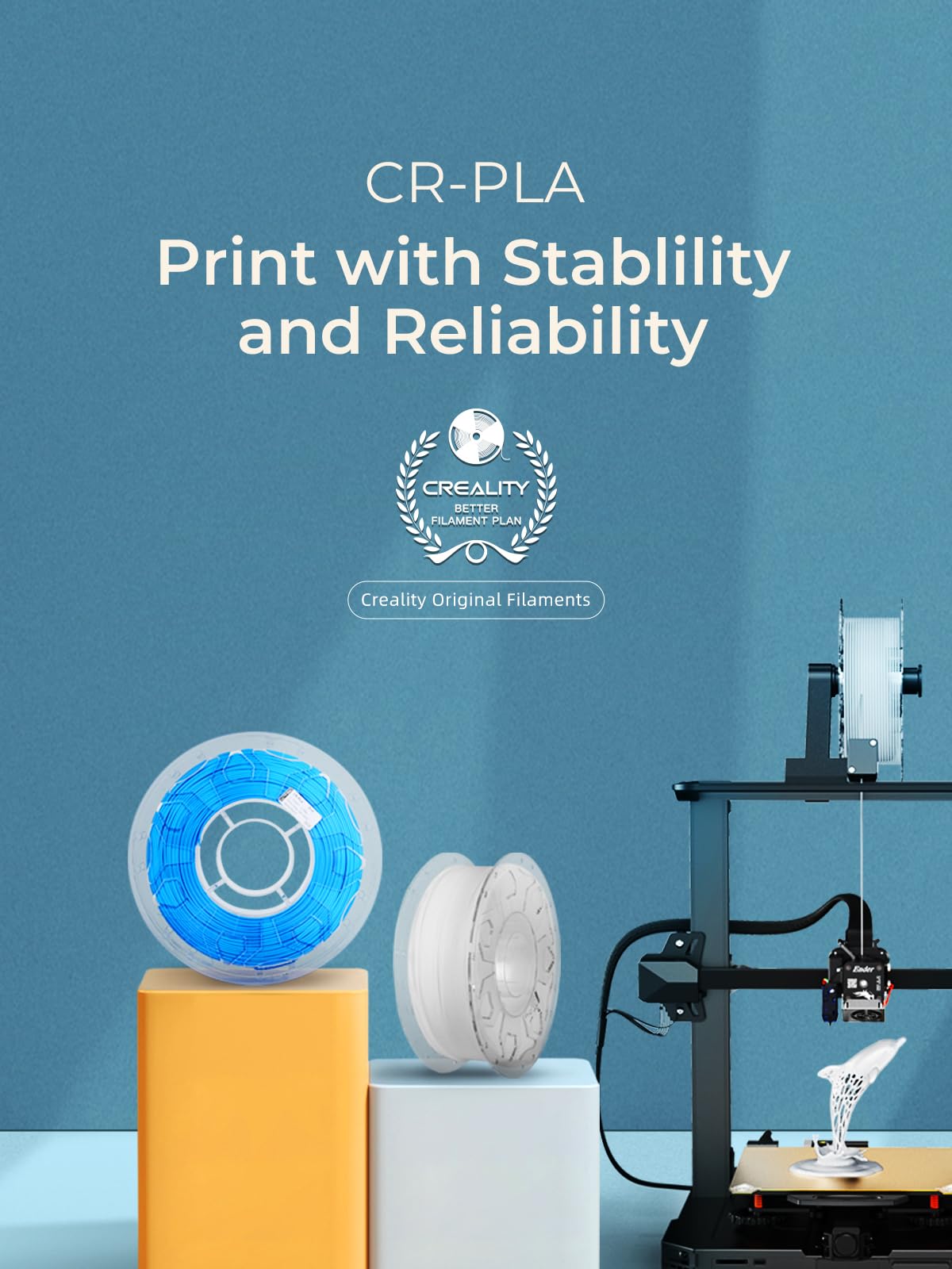 creality-cr-pla-filament-1-75-mm-1-kg-pla-haute-t-nacit-rouge-fluo-pr-cision-0-0 image 2