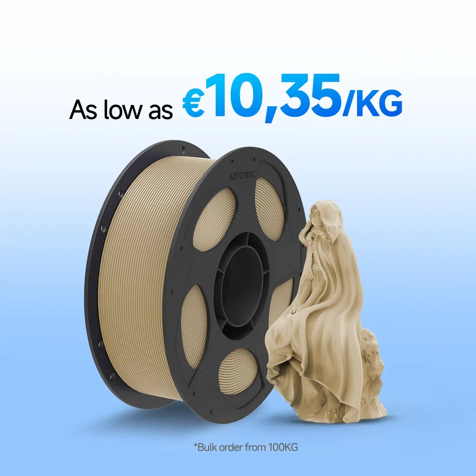 anycubic-pla-matte-filament-pour-imprimante-3d-lots-10-100kg image 1