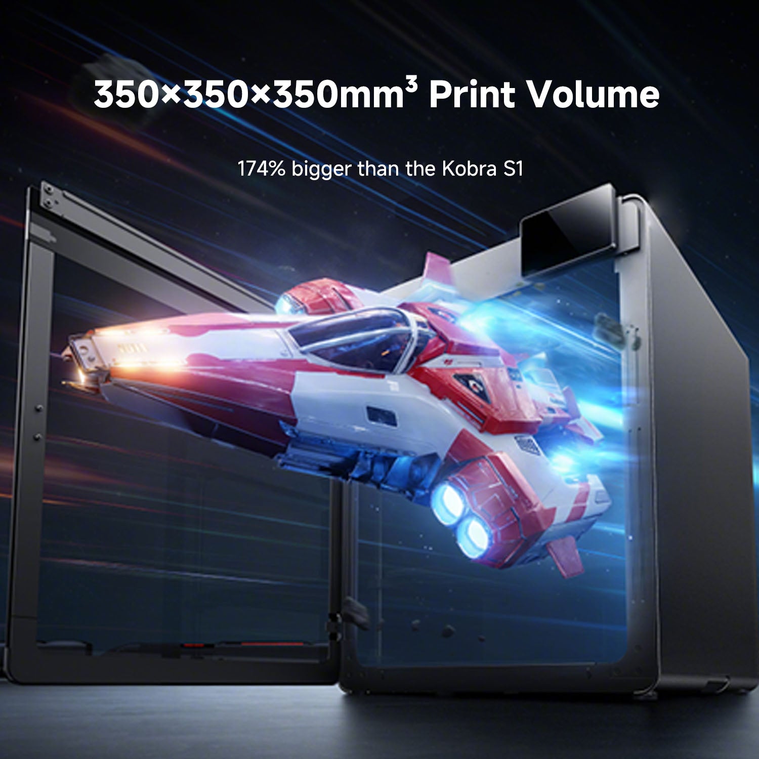 anycubic-kobra-s1-max-imprimante-3d-fdm-grand-format-avec-filament-inclus image 2