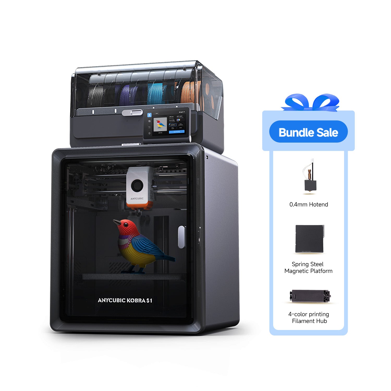 anycubic-kobra-s1-combo-bundle-haute-vitesse-4-couleurs image 4