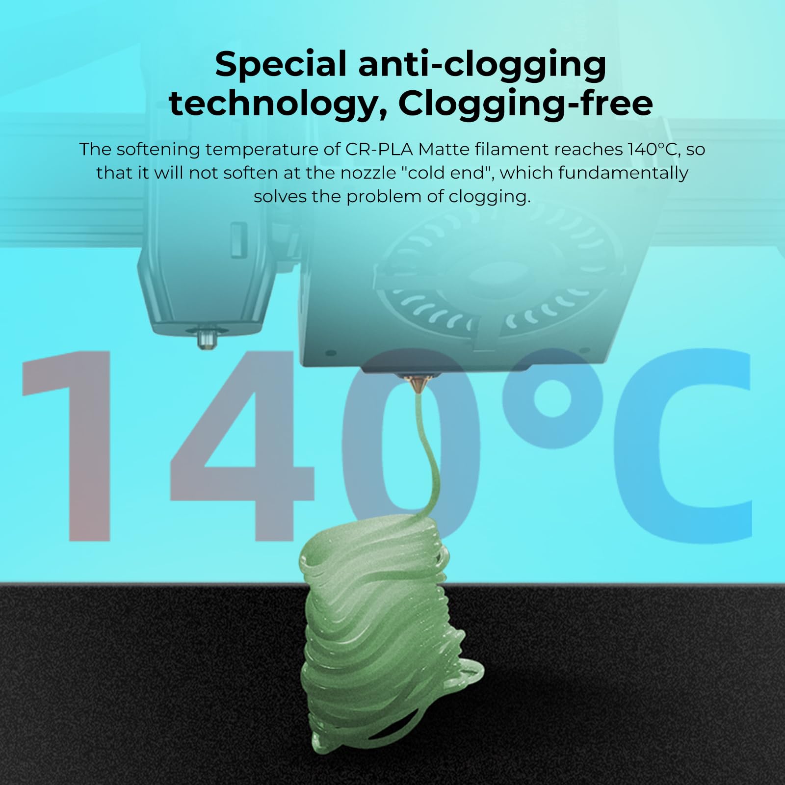 creality-cr-pla-matte-filament-1-75-mm-1kg-vert-mat-anti-bouchage image 6