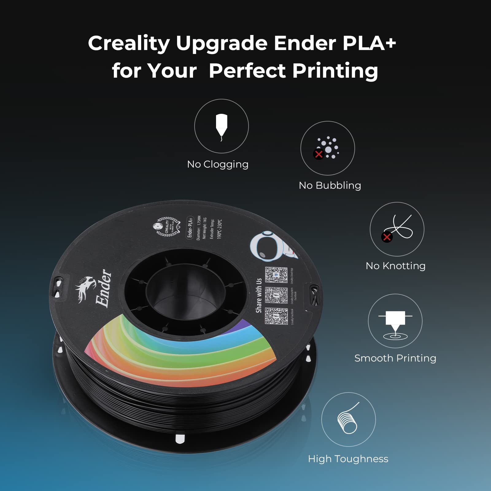 creality-ender-pla-filament-1-75-mm-1-kg-noir-haute-t-nacit-0-02-mm image 3