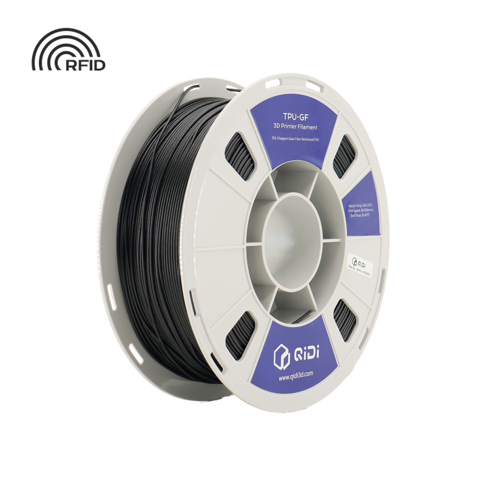 qidi-tech-tpu-gf-fibre-de-verre-67d-filament-semi-rigide-technique image 1