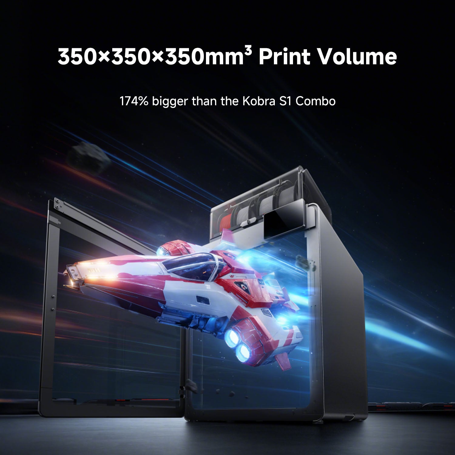 anycubic-kobra-s1-max-combo-imprimante-3d-fdm-grand-format-filament-inclus image 2