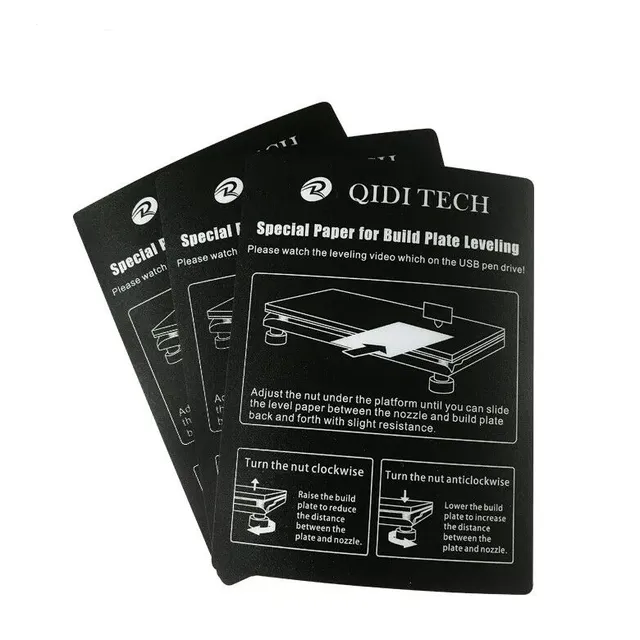 qidi-tech-cartes-de-nivellement-pour-imprimante-3d-lot-de-3-pi-ces image 1
