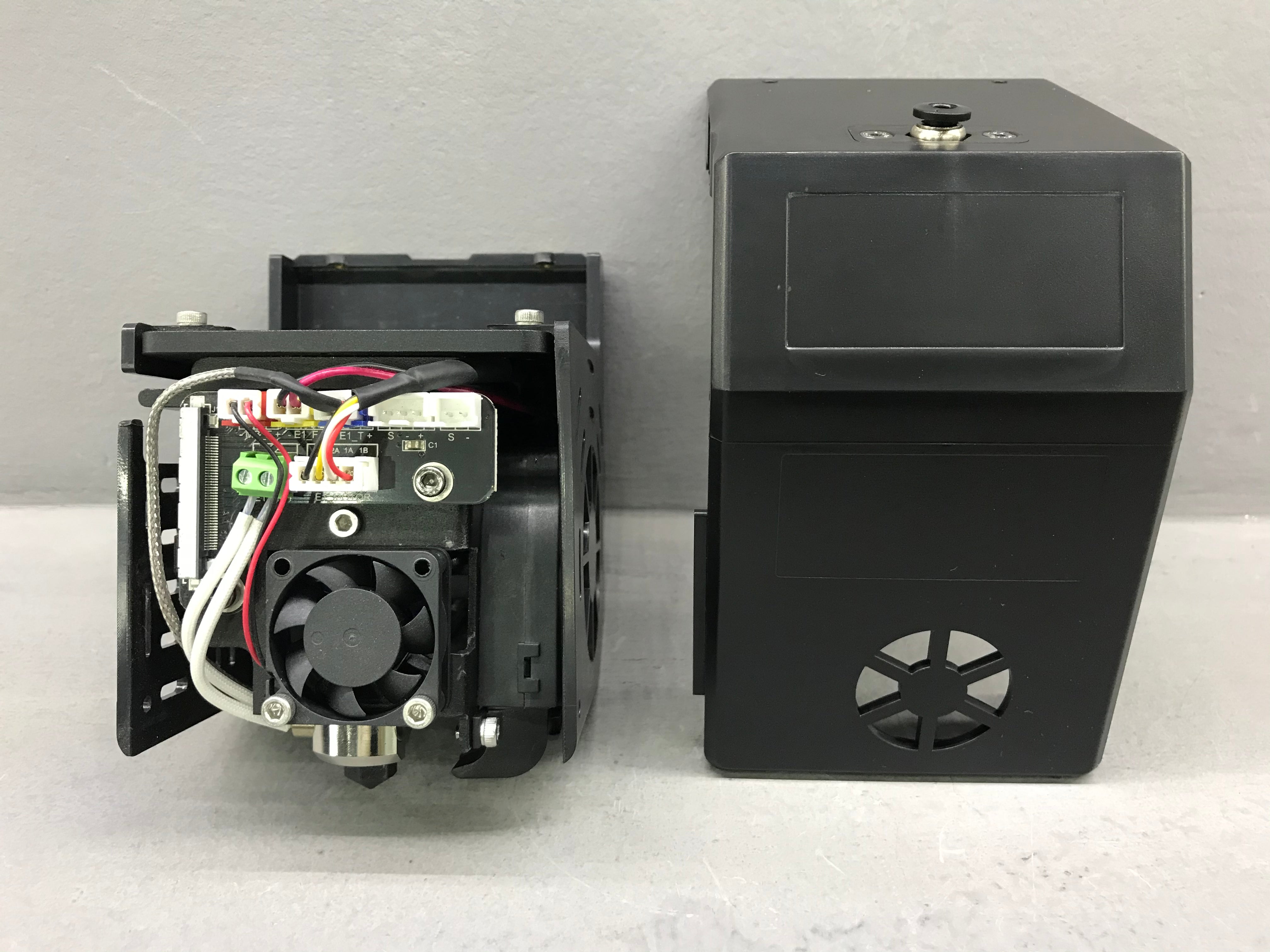 qidi-tech-x-cf-pro-extrudeur-complet-sans-capot-ni-bl-touch image 1