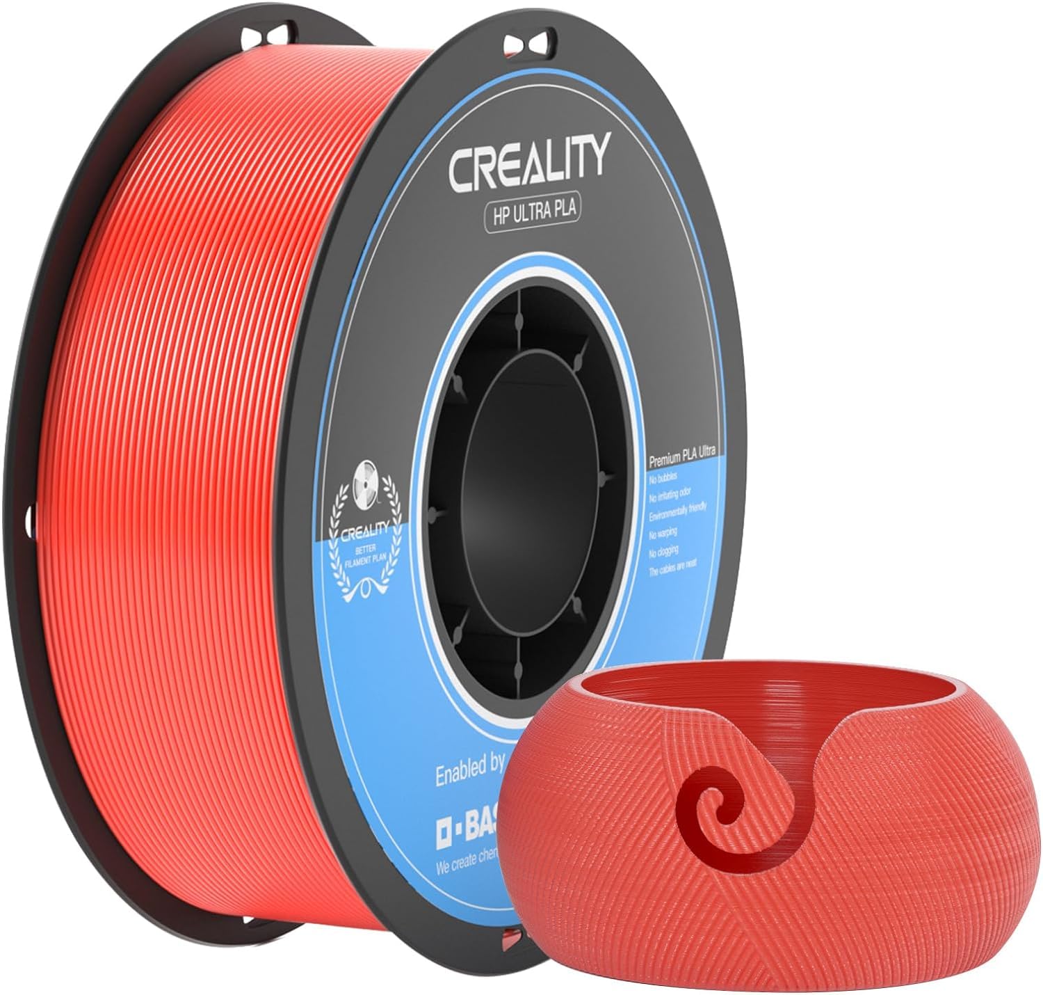 creality-hp-ultra-pla-filament-1-75-mm-1-kg-rouge image 1