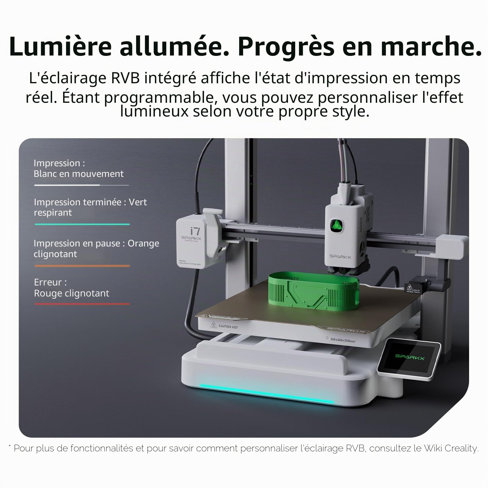 creality-sparkx-i7-imprimante-3d-fdm-bureau-avec-ia-photo-3d-et-multicolore image 5