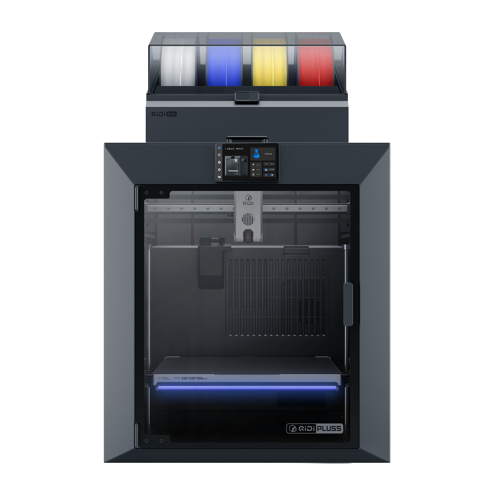 qidi-tech-plus5-imprimante-3d-grand-format-320x320x300-mm-buse-370-c-chambre-65- image 3