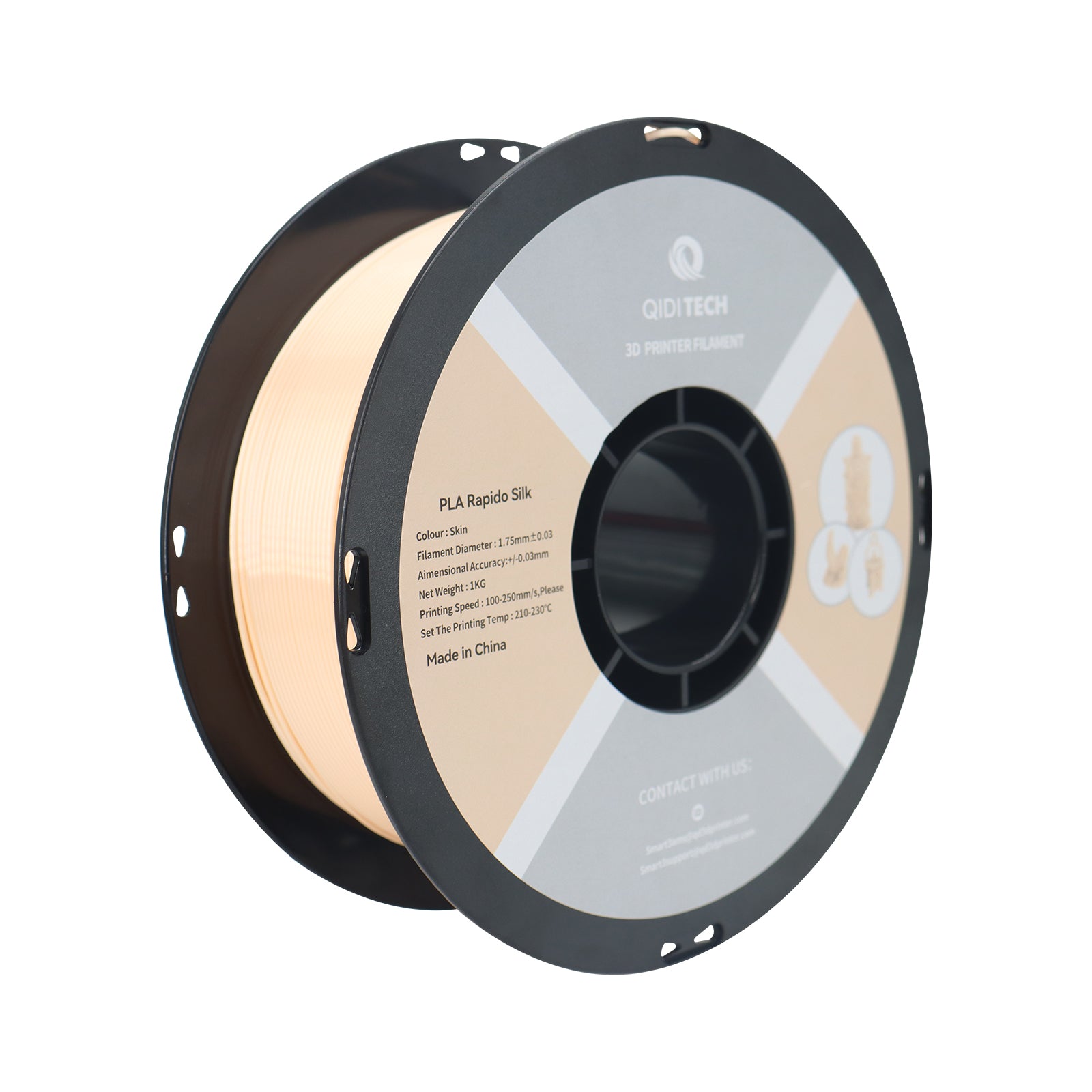 qidi-tech-rapid-pla-silk-1-75-mm-filament-soie-effet-m-tal image 6