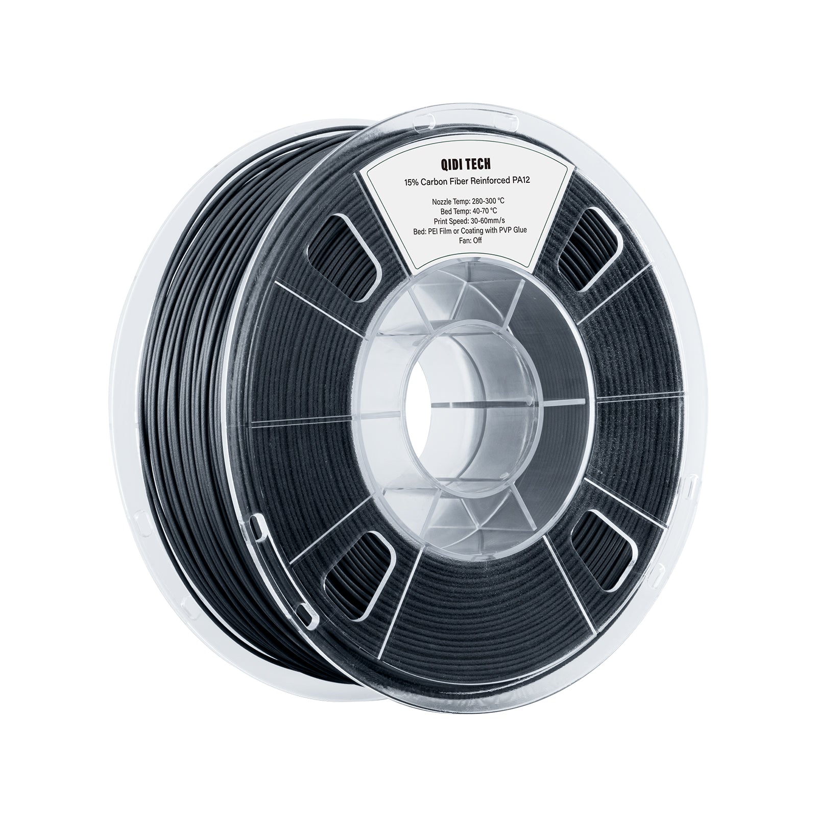 qidi-tech-pa12-cf-filament-nylon-carbone-haute-r-sistance image 1