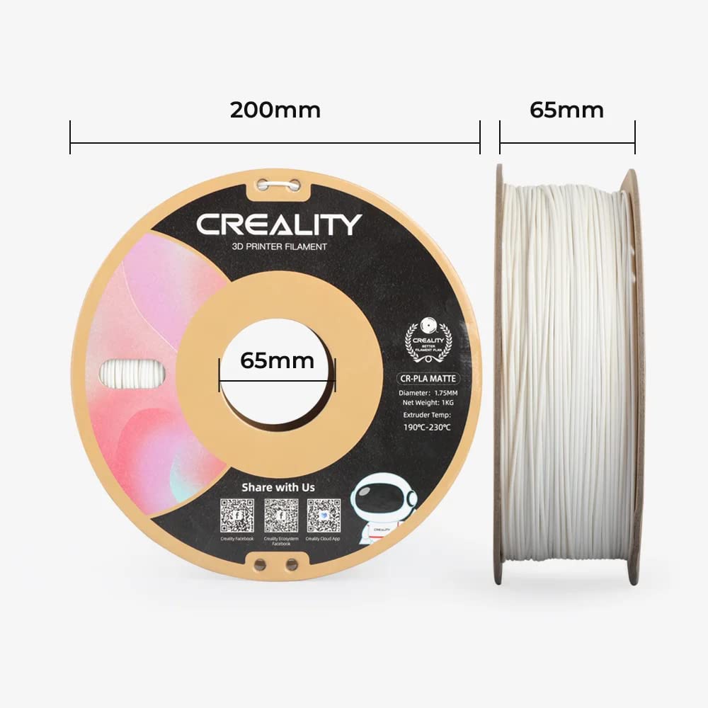 creality-cr-pla-matte-filament-1-75mm-1kg-blanc image 5