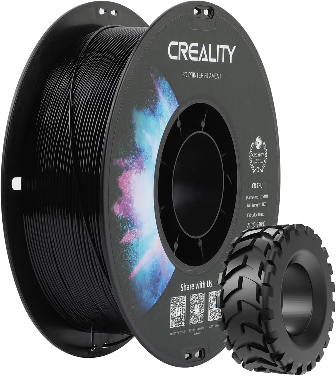 creality-filament-tpu-95a-1-75-mm-blanc-2-kg-2-bobines image 7