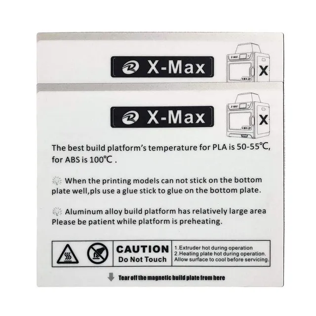 qidi-tech-x-max-autocollants-pour-plateau-d-impression-lot-de-2 image 1