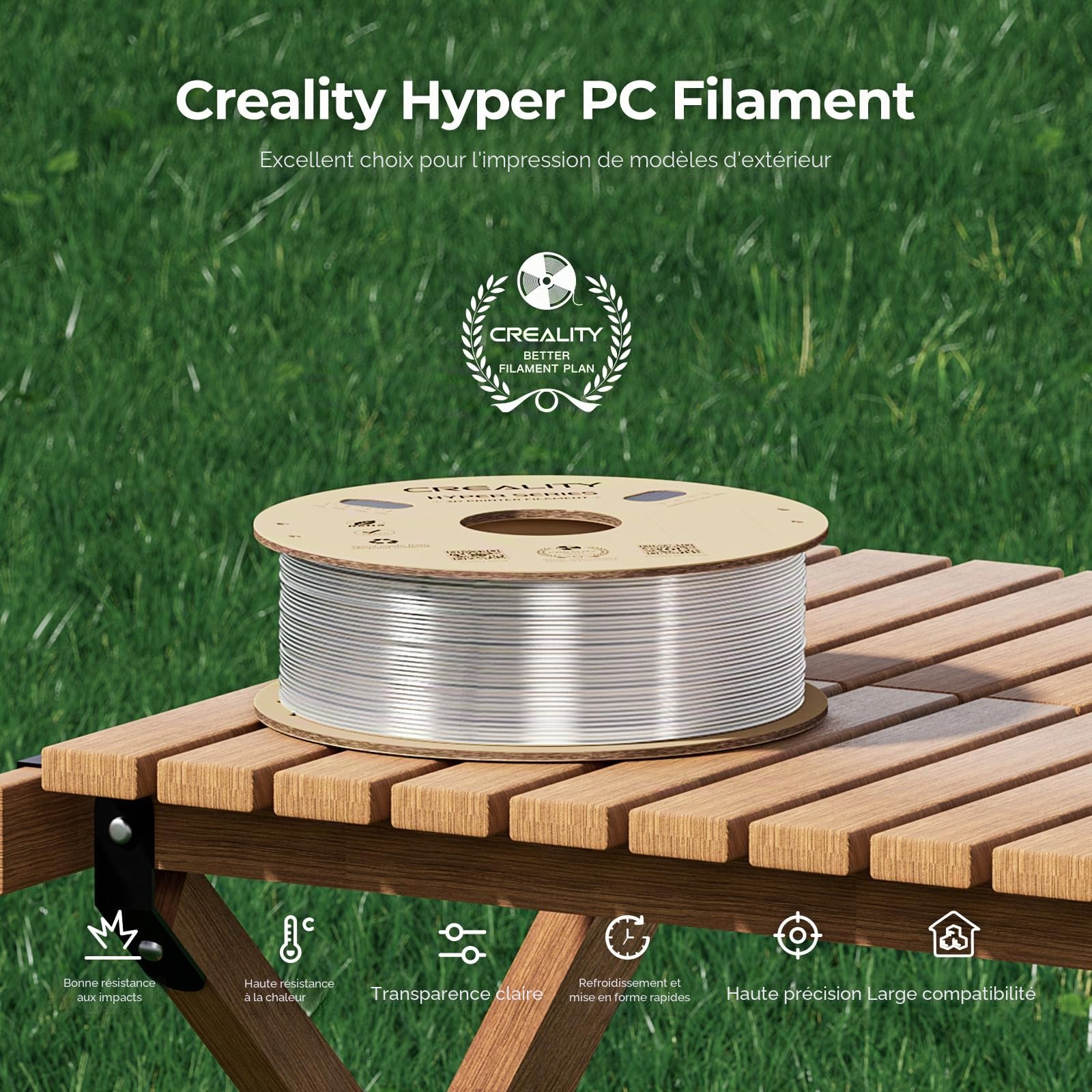 creality-hyper-pc-1-75-mm-1-kg-filament-polycarbonate-transparent-haute-vitesse image 2