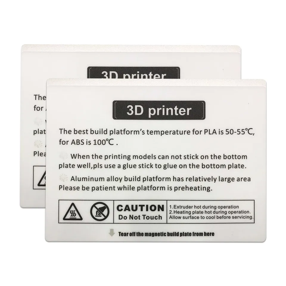 qidi-tech-x-plus-adh-sif-plateau-d-impression-lot-de-2 image 1