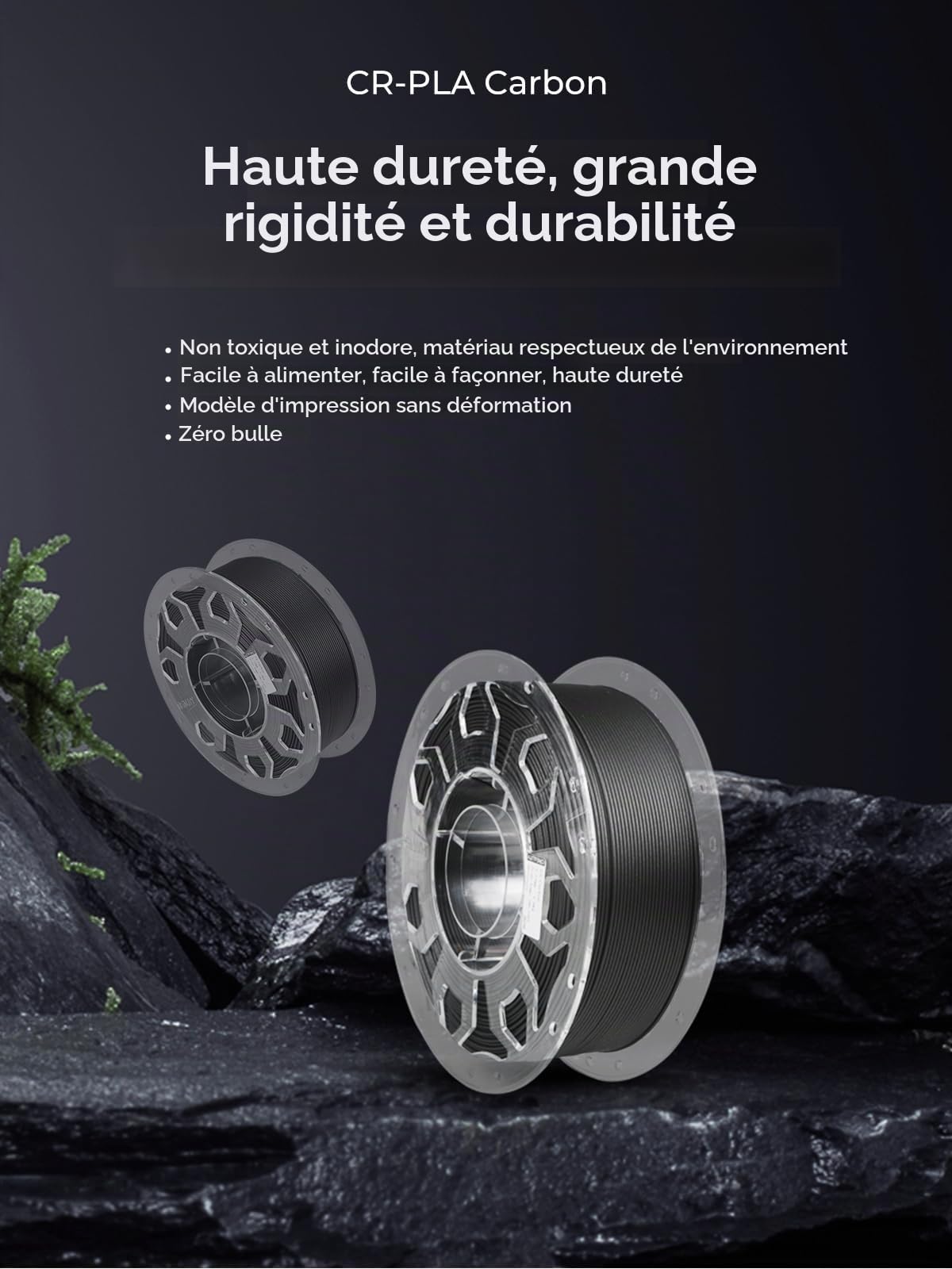 creality-cr-pla-filament-fibre-de-carbone-1-75-mm-1-kg image 1