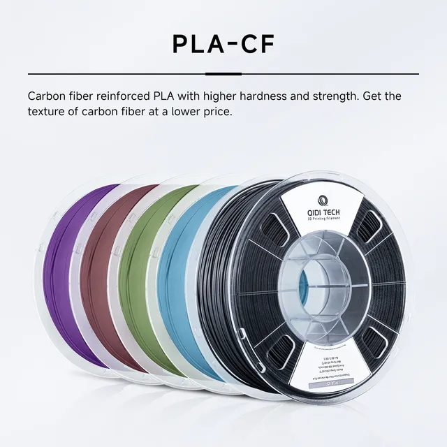 qidi-tech-pla-cf-filament-pla-carbone-1-75-mm-mat-facile image 1